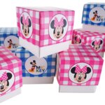 Mini krabička ružová DISNEY MINNIE s 3ks praliniek