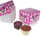 Mini krabička ružová DISNEY MINNIE s 3ks praliniek