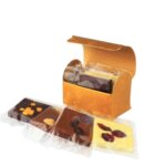 Truhlica s vekom zlatá s 5ks MINI čokolád