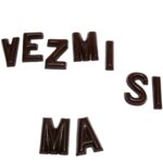 Čokoládové písmenká mliečne, 1ks