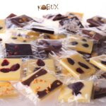 Truhlica s vekom zlatá s 5ks MINI čokolád